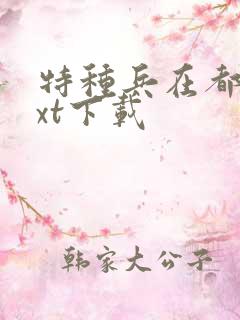 特种兵在都市txt下载