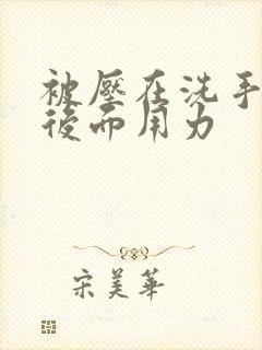 被压在洗手台从后面用力