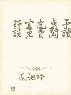 舒宜岚卓予淮小说免费阅读全文