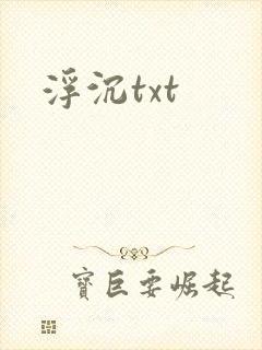 浮沉txt