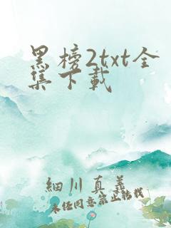 黑榜2txt全集下载