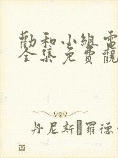 劝和小组电视剧全集免费观看