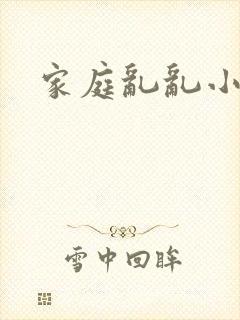 家庭乱乱小说