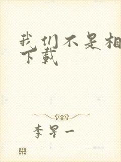 我们不是相爱吗下载