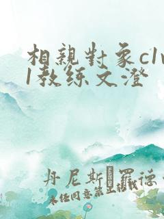 相亲对象c1v1教练文澄