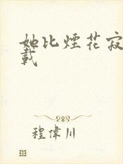 她比烟花寂寞下载