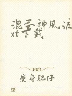 混蛋神风流史txt下载