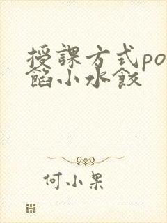 授课方式po肉馅小水饺