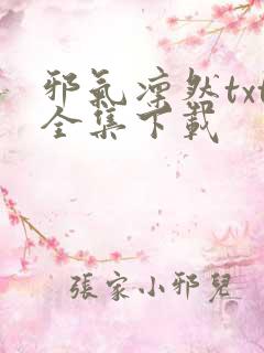 邪气凛然txt全集下载