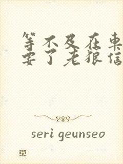 等不及在车里就要了老狼信息