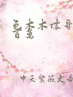 色木木坏哥哥集百万