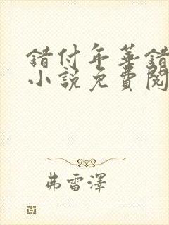 错付年华错付情小说免费阅读