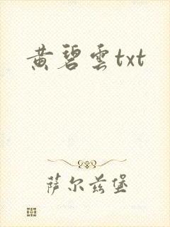 黄碧云txt