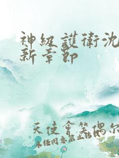 神级护卫沈浪最新章节