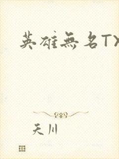英雄无名TXT