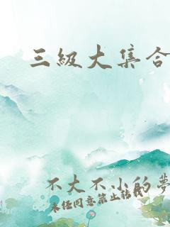 三级大集合