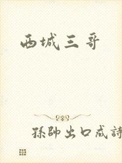 西城三哥