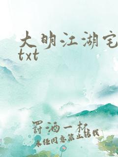 大明江湖宅女记txt