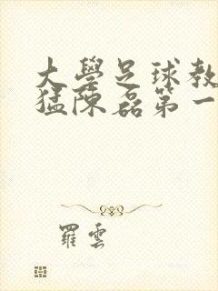 大学足球教练王猛陈磊第一篇