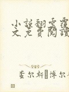 小说翻云覆雨全文免费阅读