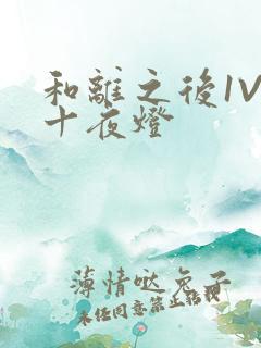 和离之后1V1十夜灯