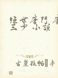 绝世唐门 唐家三少 小说