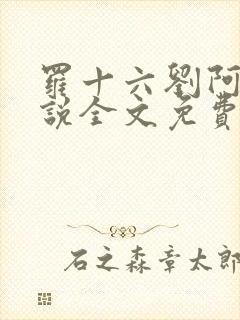 罗十六刘阿婆小说全文免费阅读