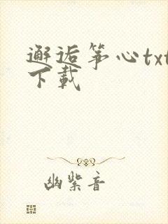 邂逅筝心txt下载