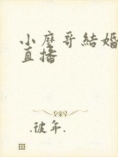 小么哥结婚视频直播