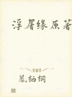 浮屠缘原著小说