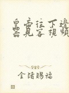 皇帝往下边塞玉器见客视频