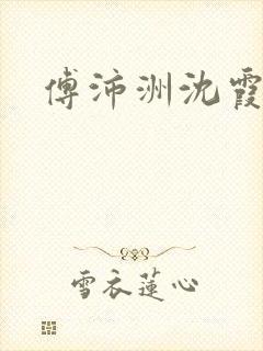 傅沛洲沈霞小说