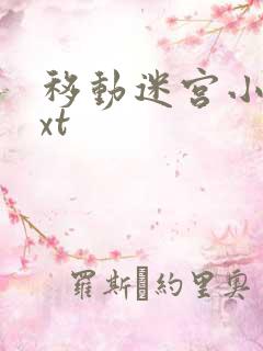 移动迷宫小说txt