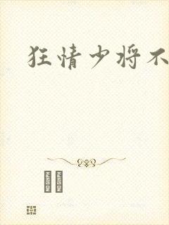 狂情少将不良妻