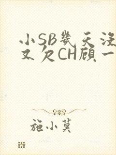 小SB几天没做又欠CH顾一成