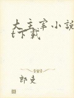 大主宰小说txt下载