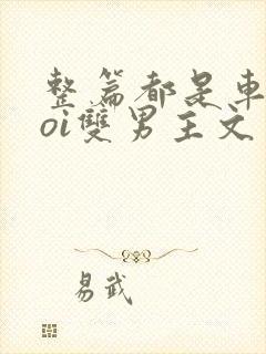 整篇都是车的doi双男主文