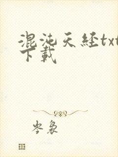 混沌天经txt下载