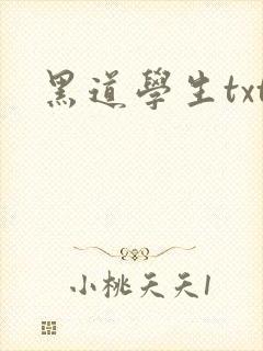 黑道学生txt