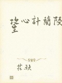 攻心计兰陵笑笑生