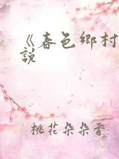 《春色乡村》小说