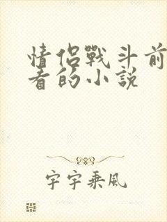 情侣战斗前适合看的小说