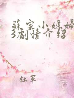 苏家小媳妇1v3剧情介绍