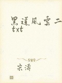 黑道风云二十年 txt