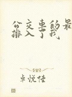 公交车的最后一排入了我