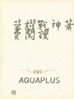 荣耀战神萧尘免费阅读