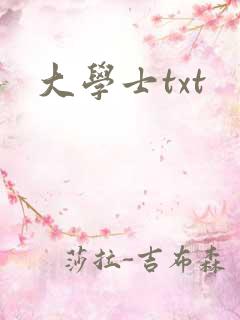 大学士txt