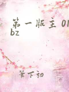 第一版主 01bz