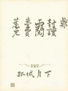 叶梦雨封鼎小说免费阅读