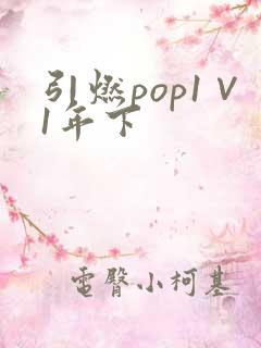 引燃pop1∨1年下